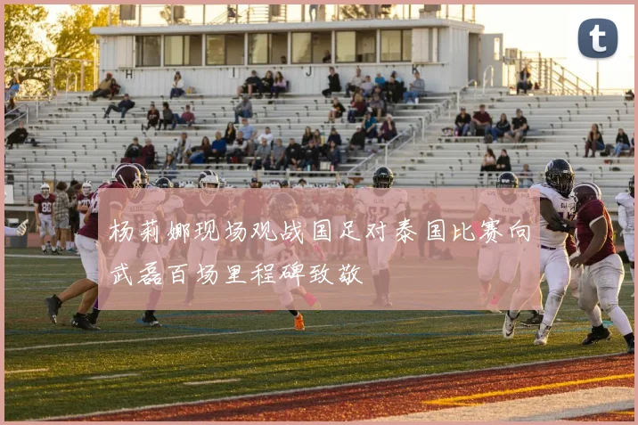 杨莉娜现场观战国足对泰国比赛向武磊百场里程碑致敬