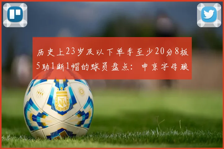 历史上23岁及以下单季至少20分8板5助1断1帽的球员盘点：申京字母狼王等人
